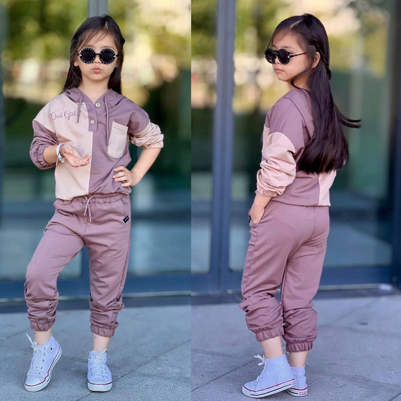 Ensemble Jogging "Cool Girl" – Style Urbain et Confort pour Filles