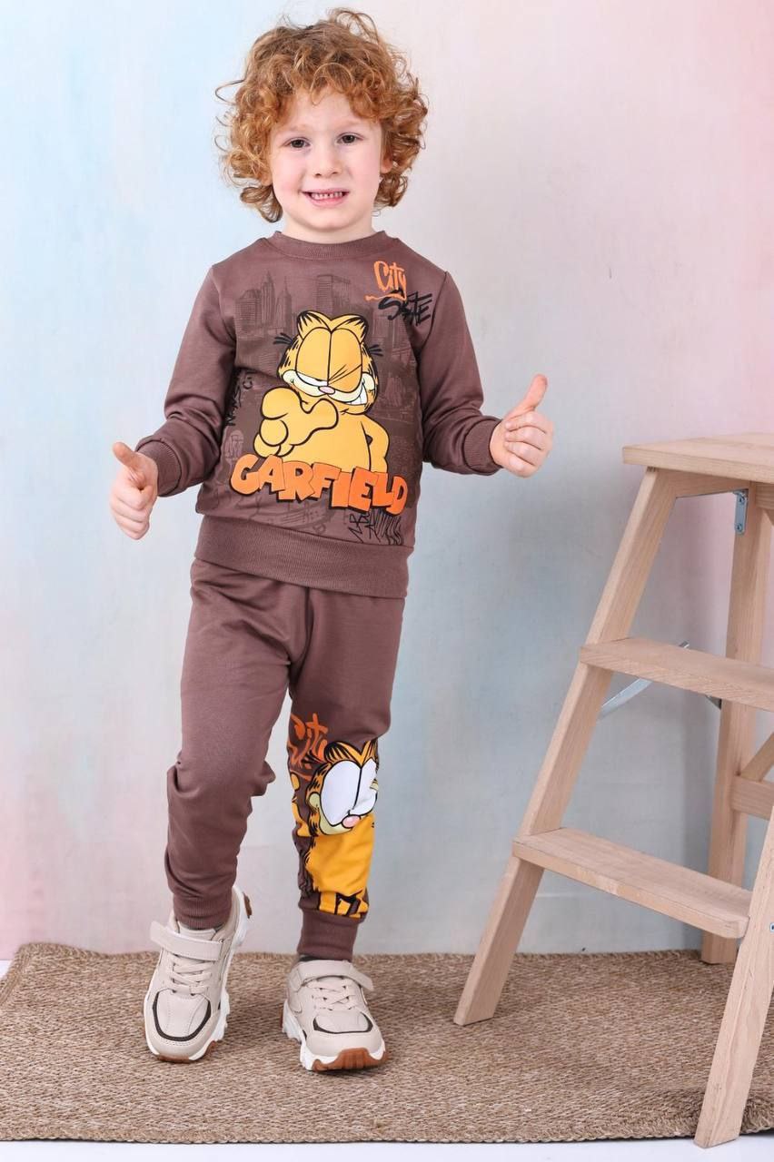 🧡 Ensemble Jogging Garfield pour Enfants – Confort et Style au Quotidien 🧡