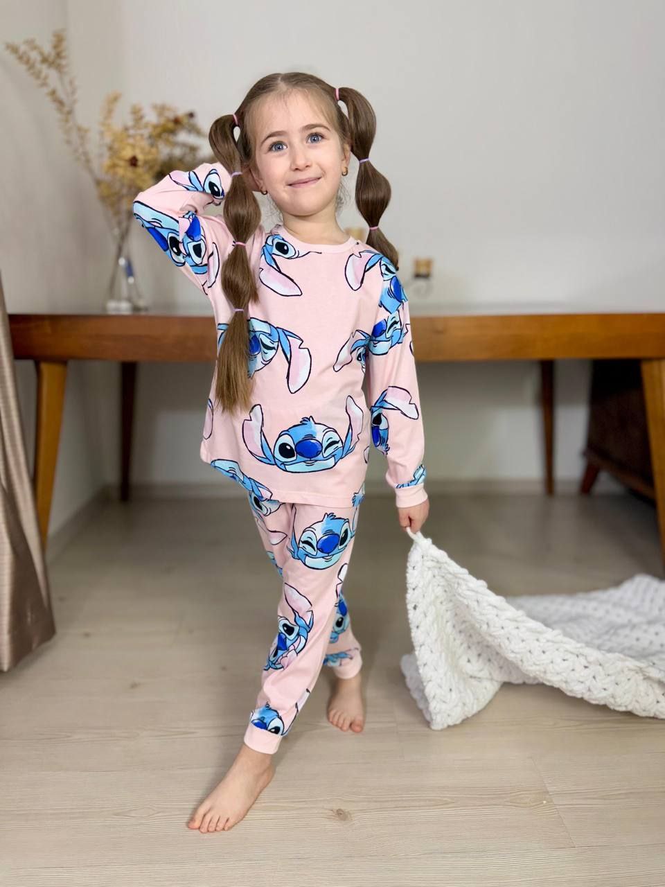 ✨ Pyjama Enfant Confort & Style - Motif Stitch 💤