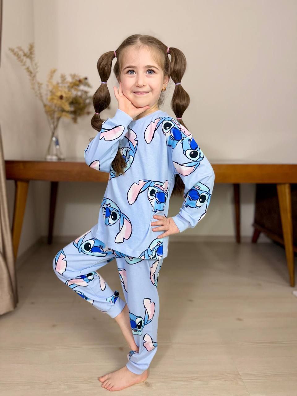 ✨ Pyjama Enfant Confort & Style - Motif Stitch 💤