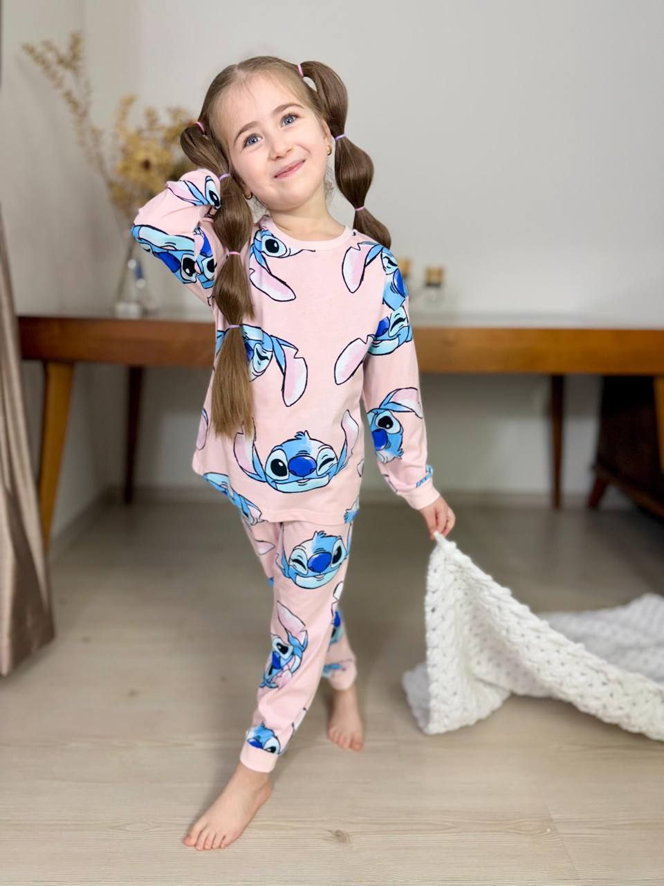 ✨ Pyjama Enfant Confort & Style - Motif Stitch 💤