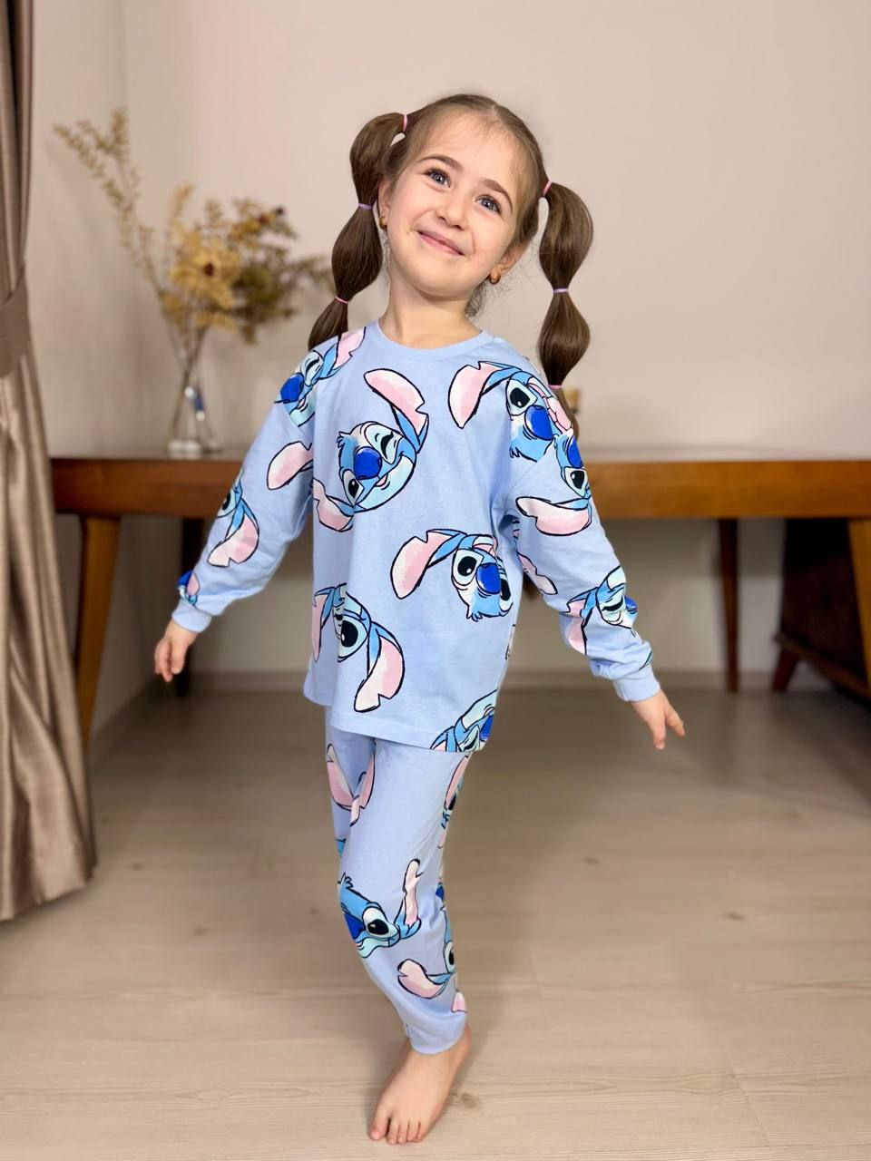 ✨ Pyjama Enfant Confort & Style - Motif Stitch 💤