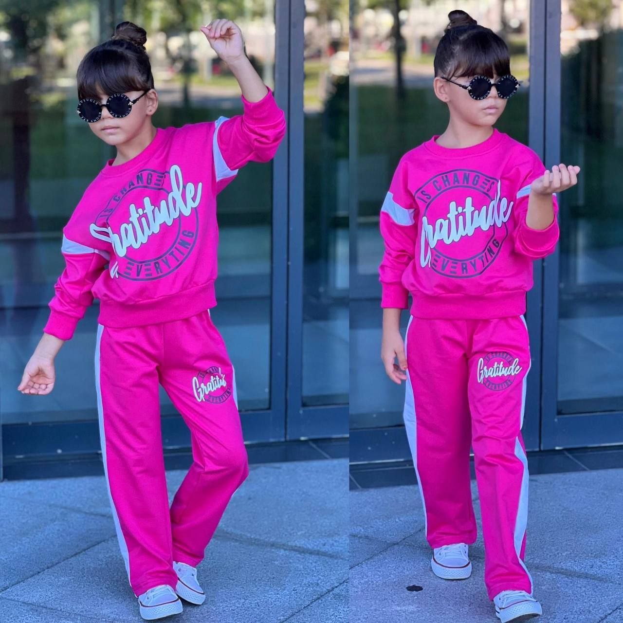 🛍️ Ensemble Jogging Fille - Confort et Style 🌸✨